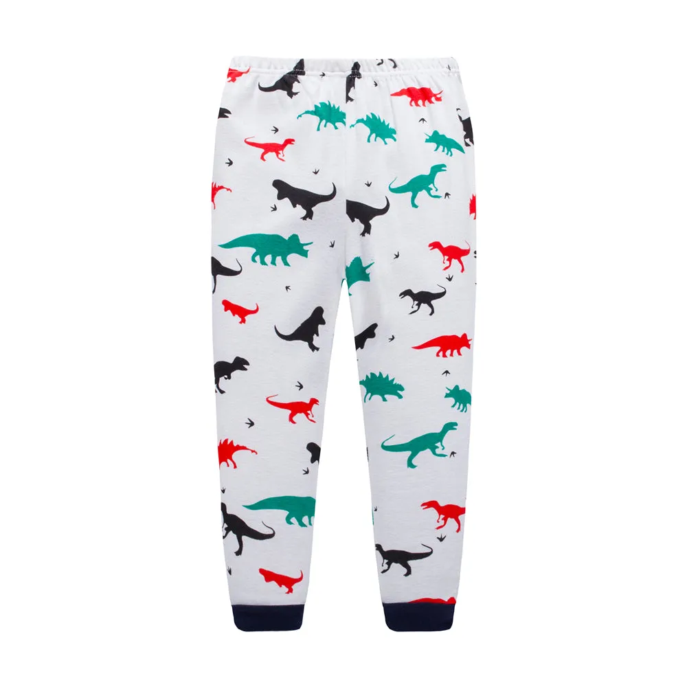Cottons Kids Pajama Set 2 Pack - Dinosaur & AirPlane