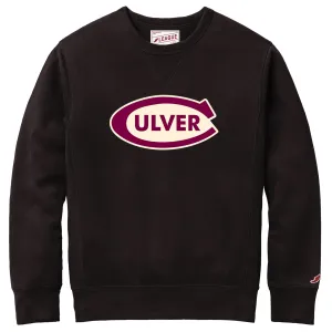 Culver Stadium Crew Black with Chenille Appliqué