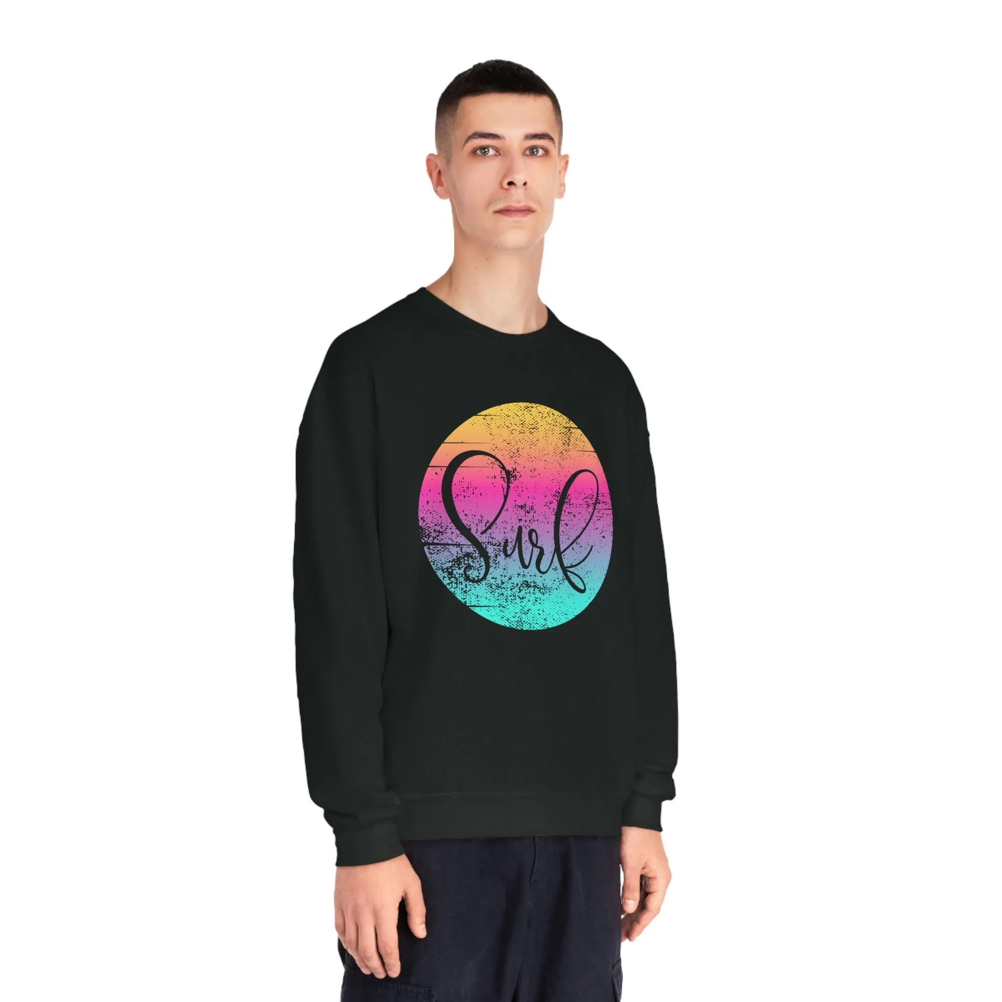 Distressed Surf Unisex NuBlend® Crewneck Sweatshirt