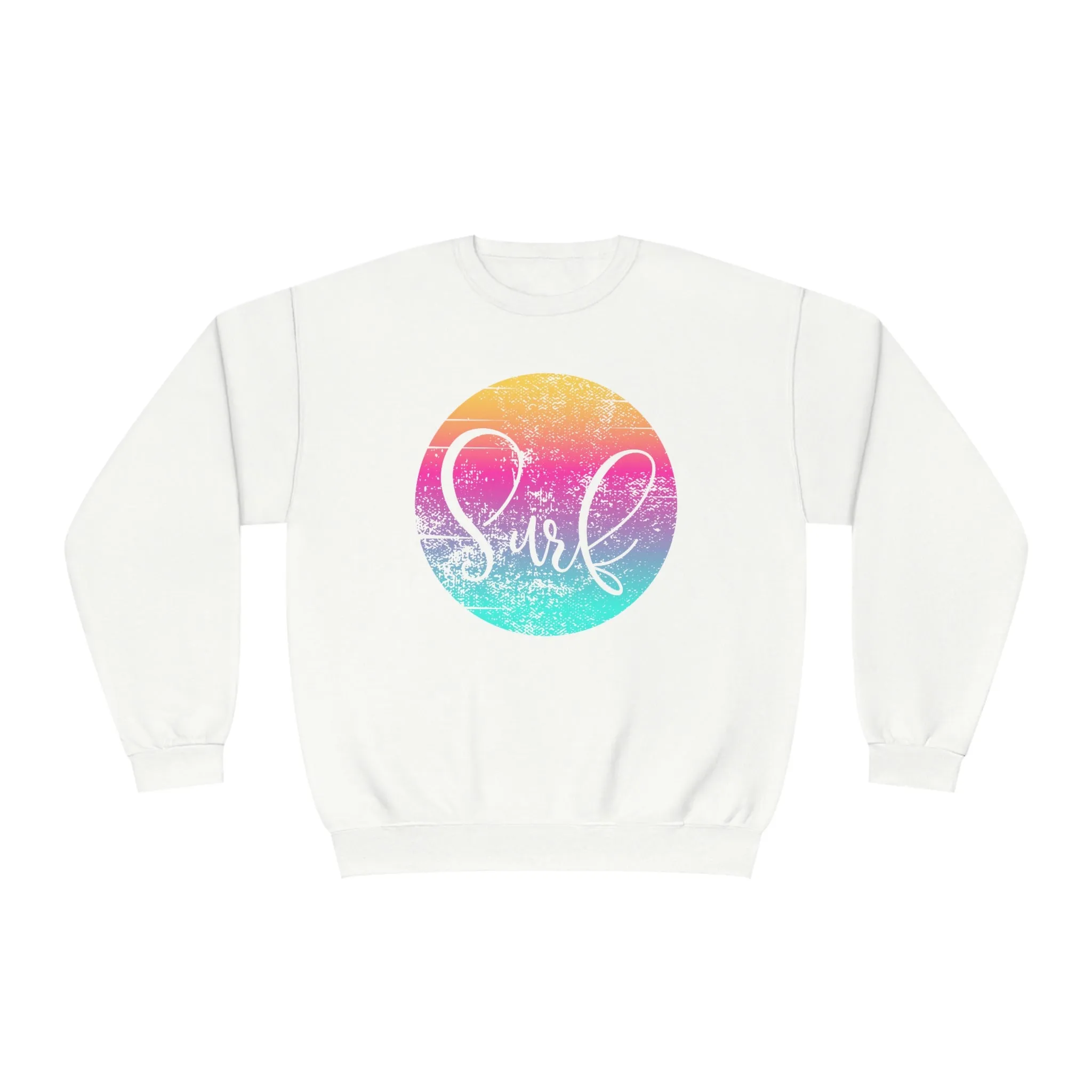 Distressed Surf Unisex NuBlend® Crewneck Sweatshirt