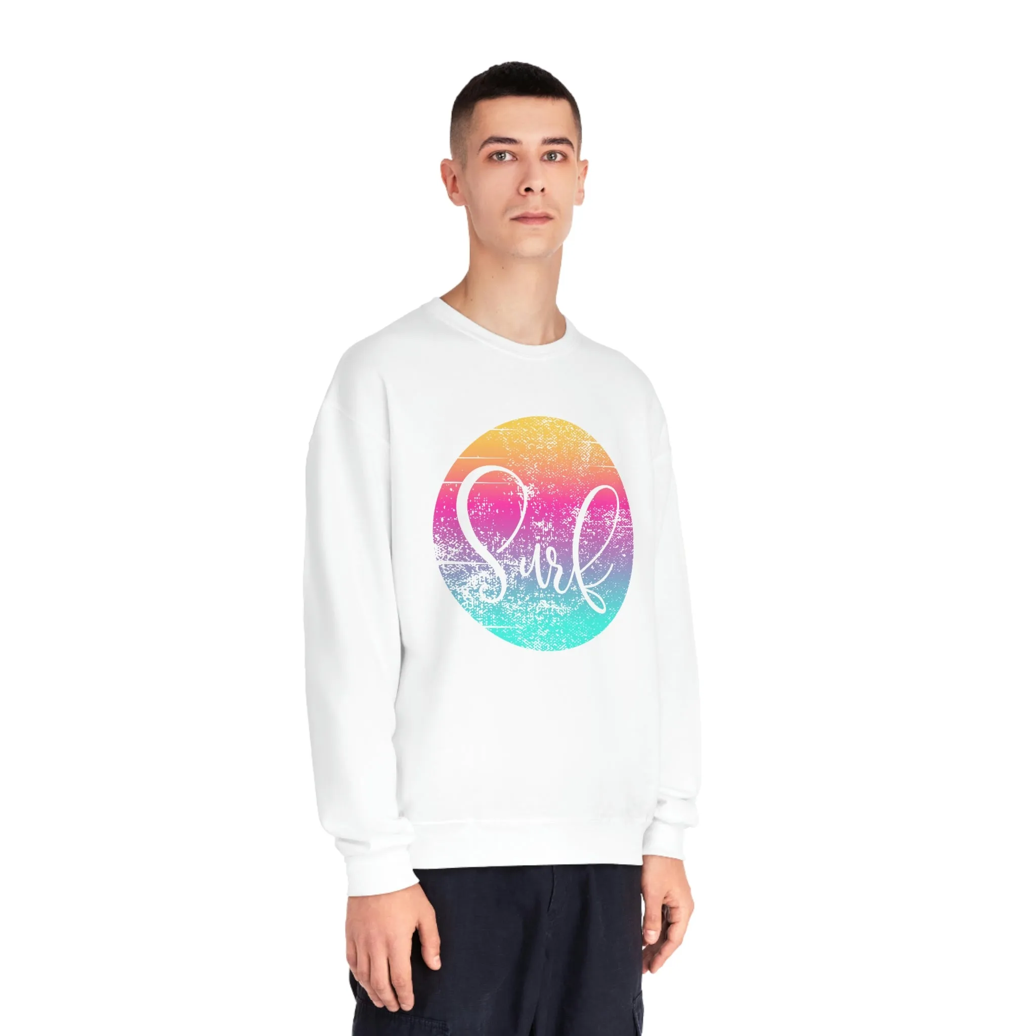 Distressed Surf Unisex NuBlend® Crewneck Sweatshirt
