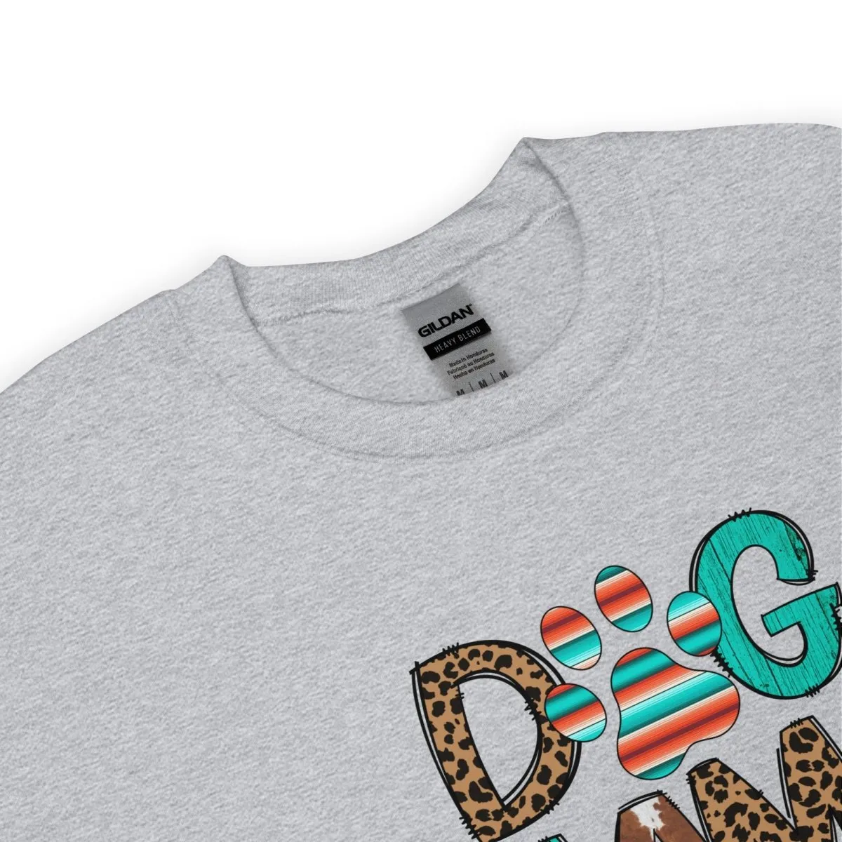 Dog Mama Leopard Print Sweatshirt