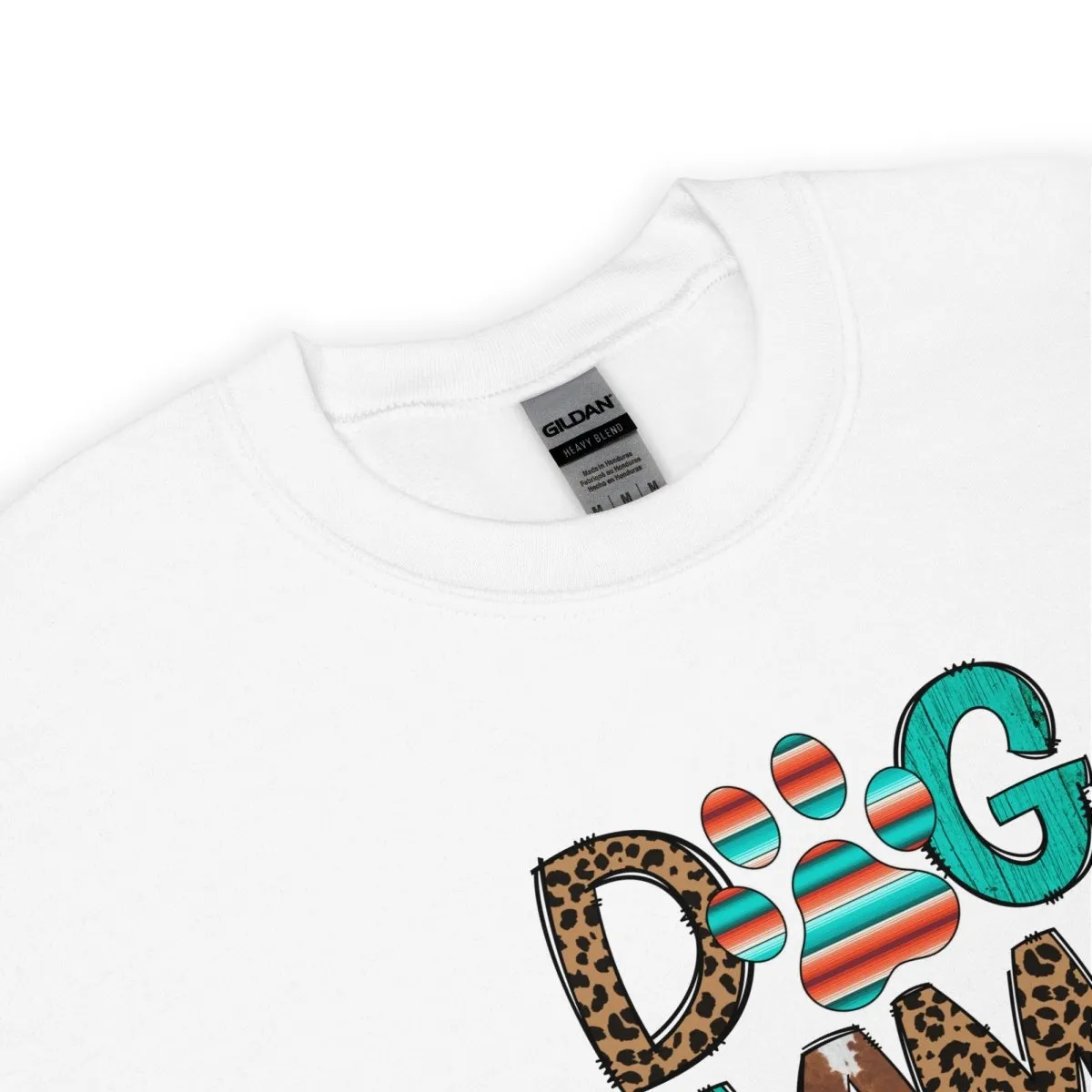 Dog Mama Leopard Print Sweatshirt