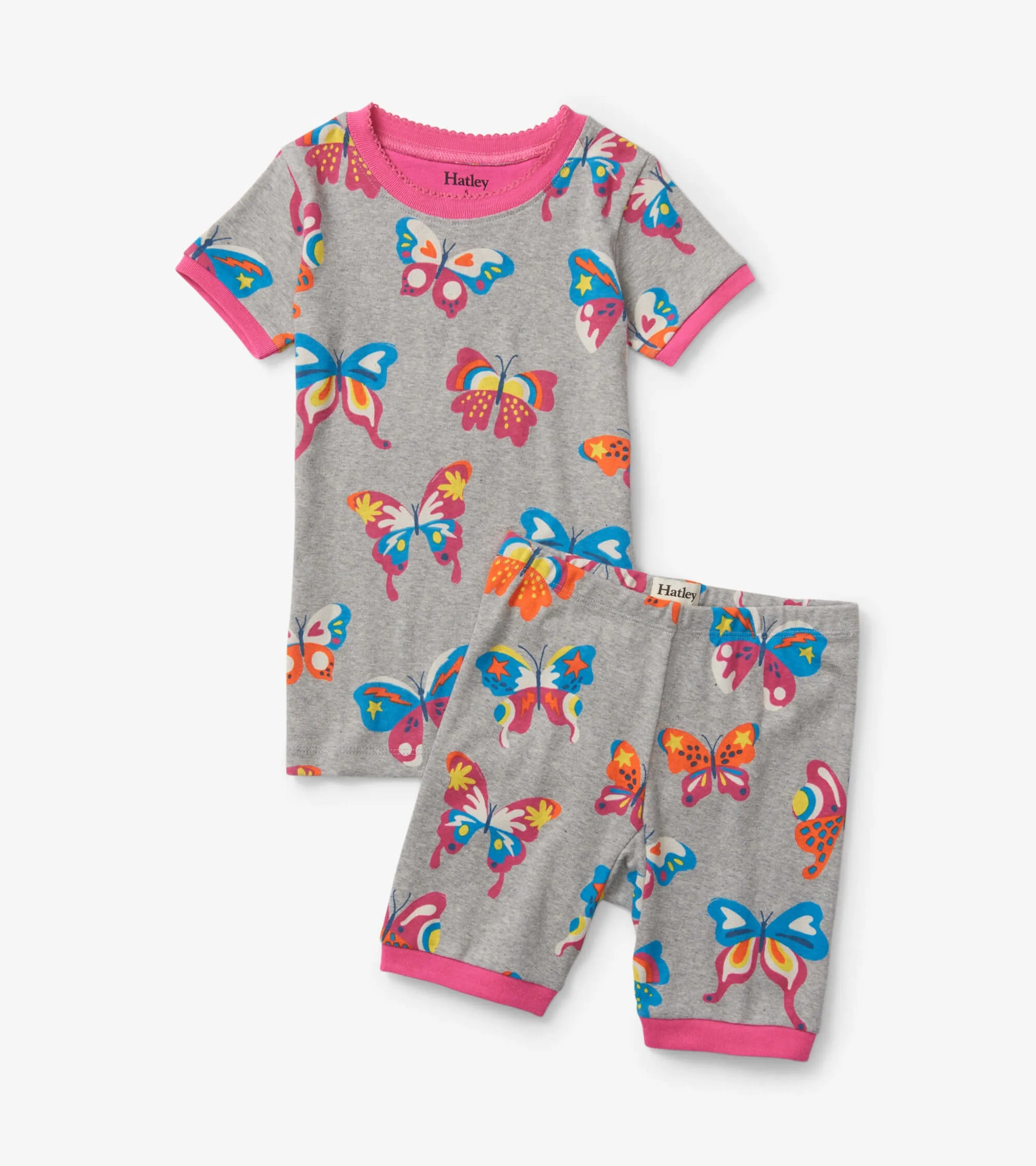 Doodle Butterflies Short PJ Set