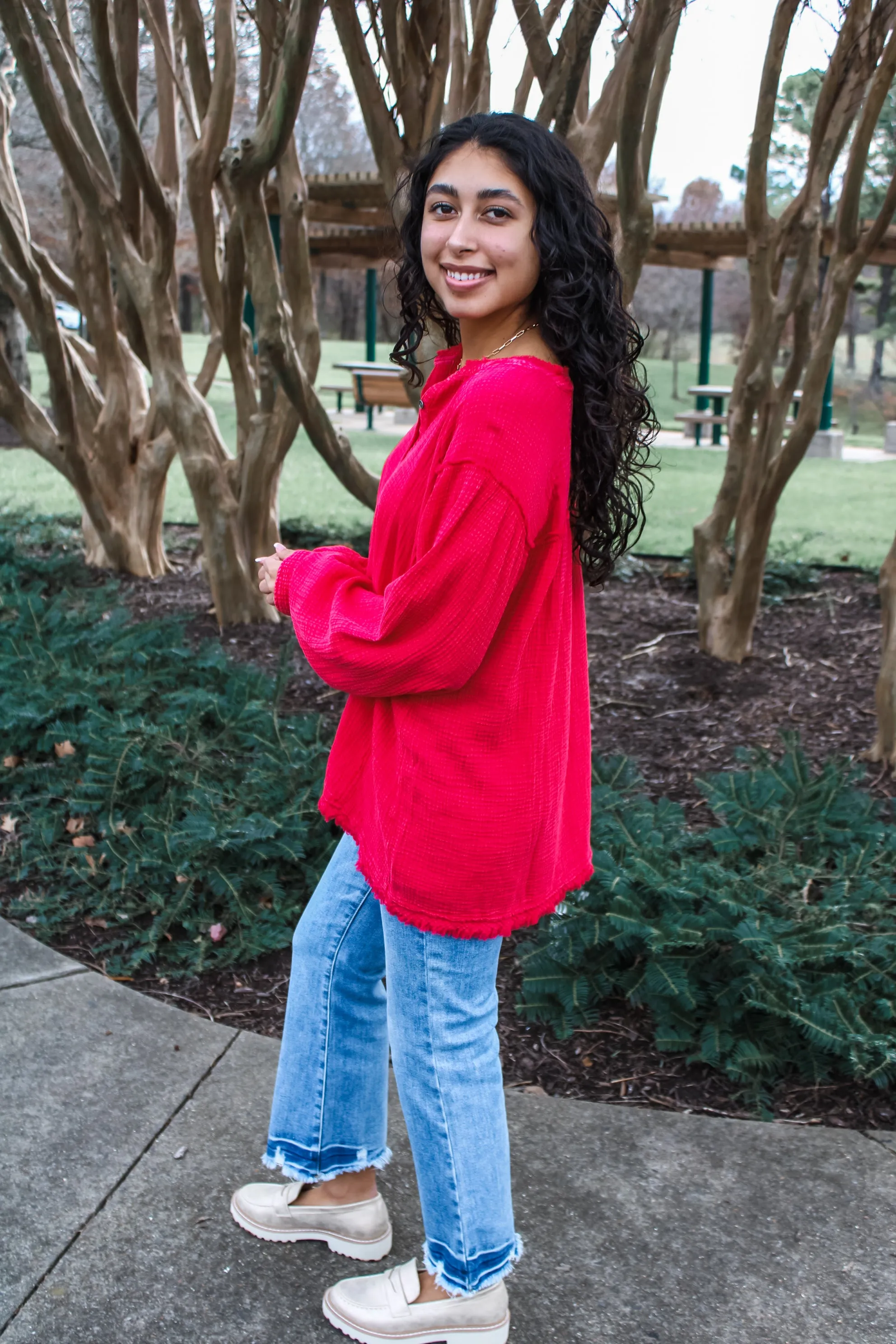 Easy Essential Woven • Red