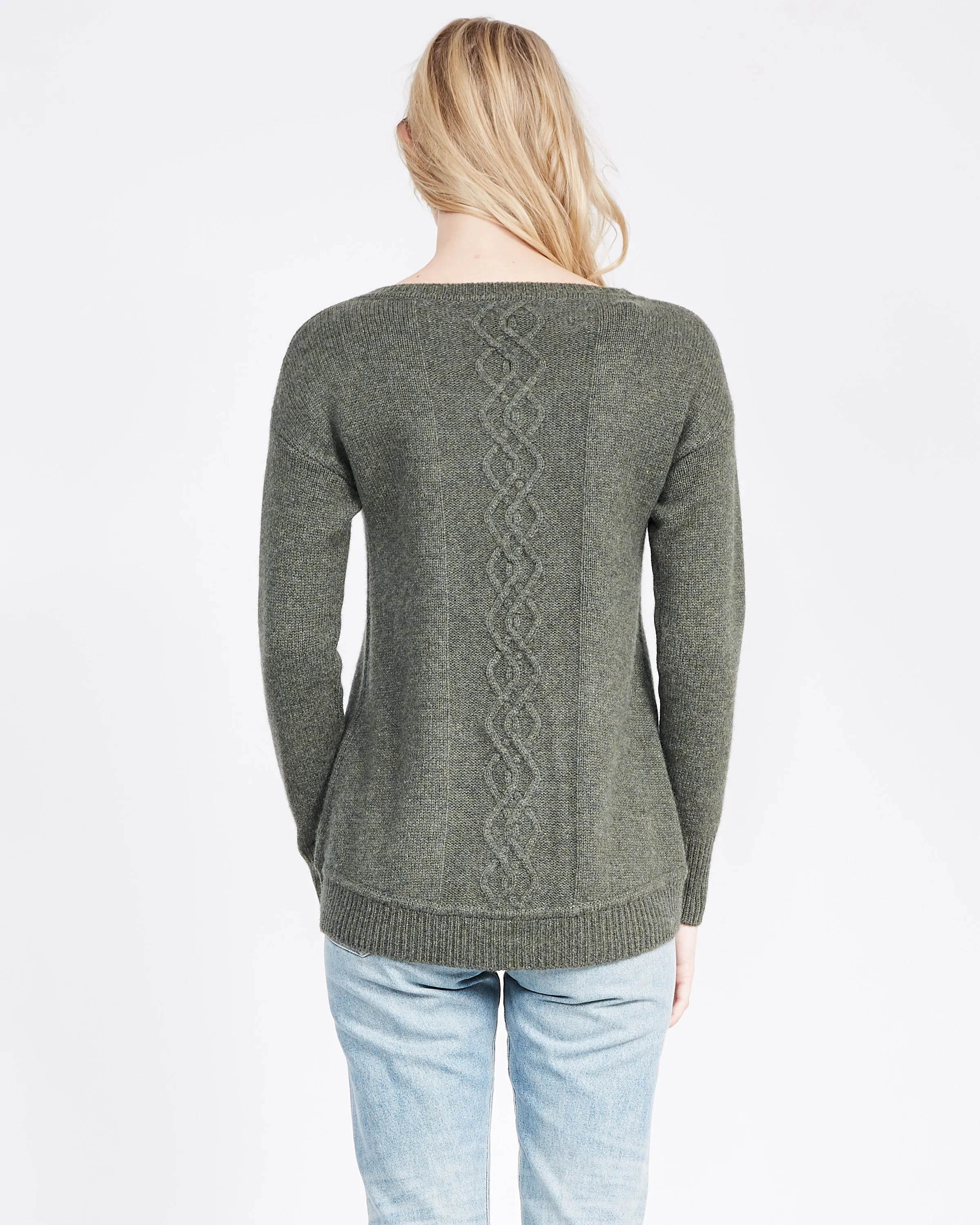 Edana Cashmere Cable Sweater