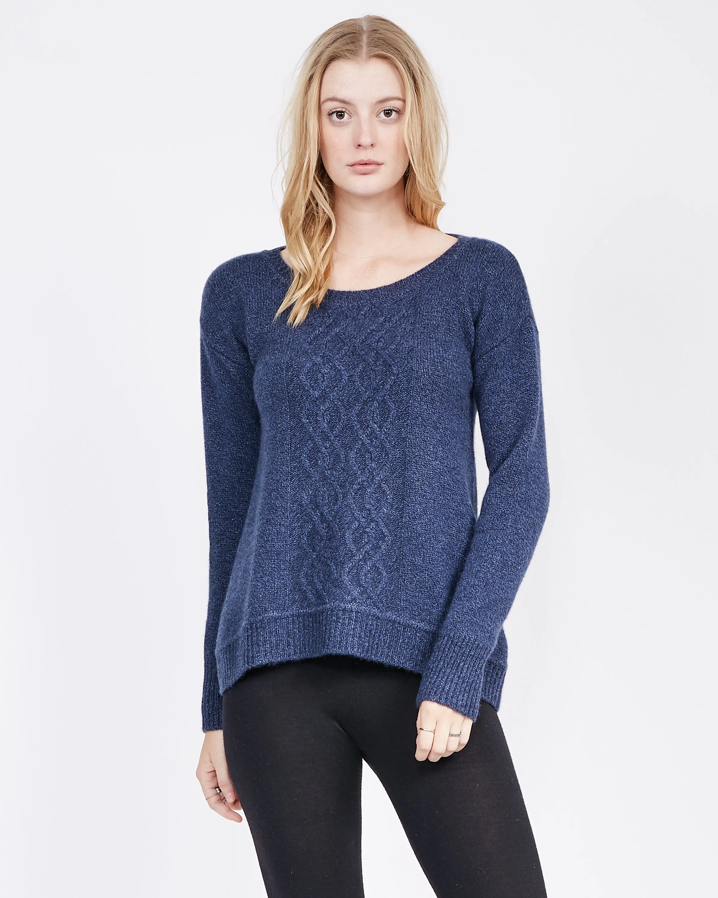 Edana Cashmere Cable Sweater