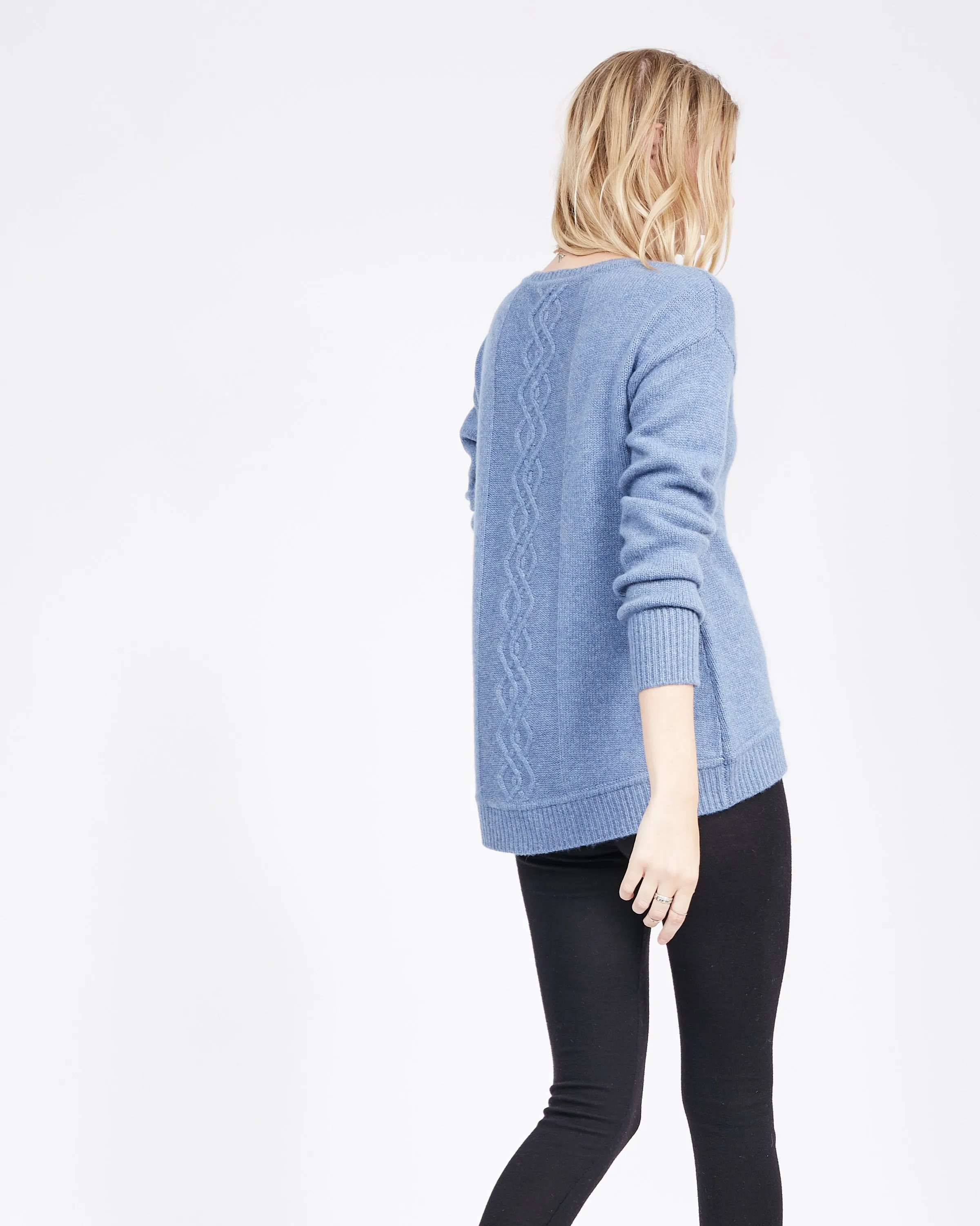 Edana Cashmere Cable Sweater