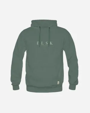 ELSK® PURE TVÆRS MEN’S HOODIE - STONE GREEN