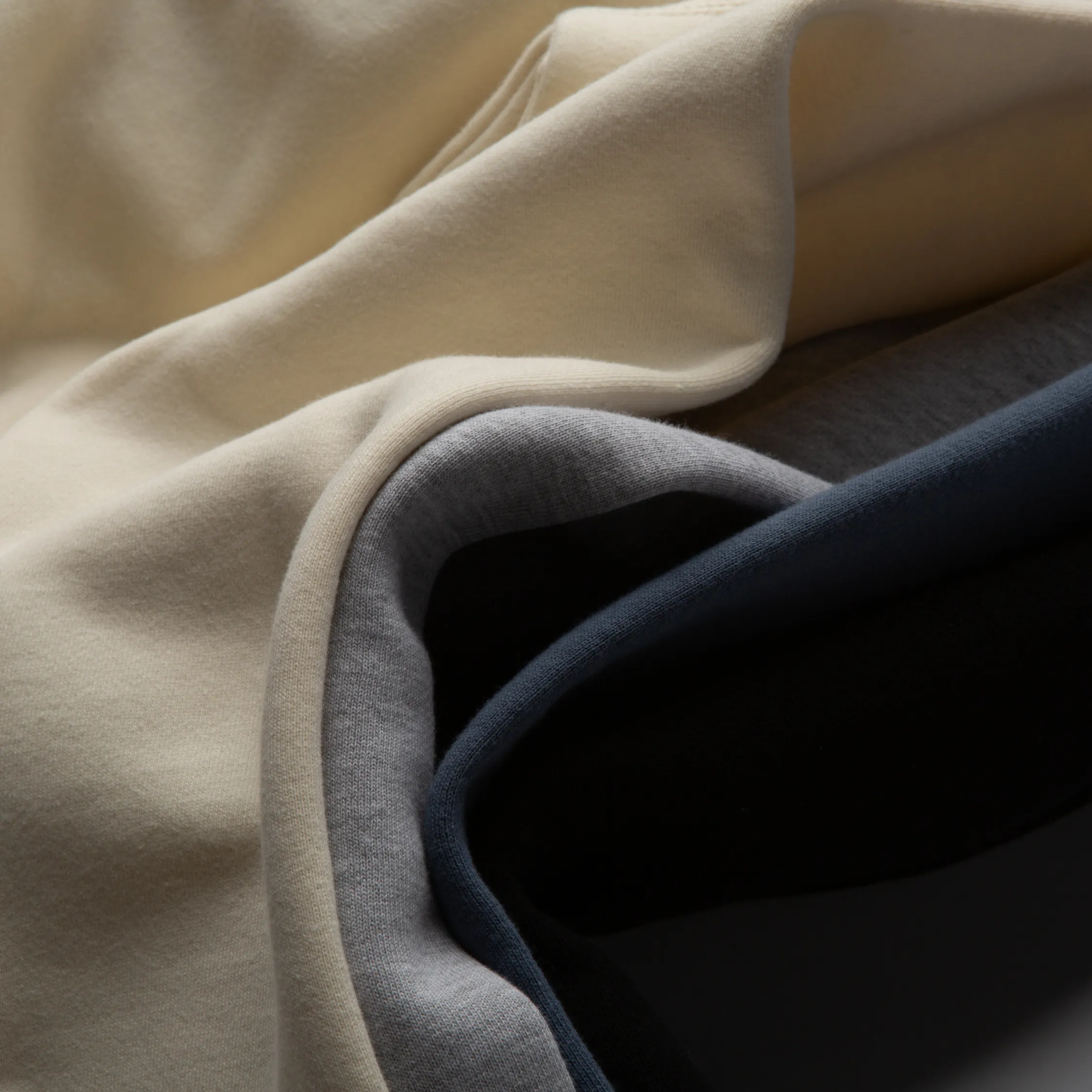 Essentials Oversized, Organic Luxe Fleece Hoodie Sample