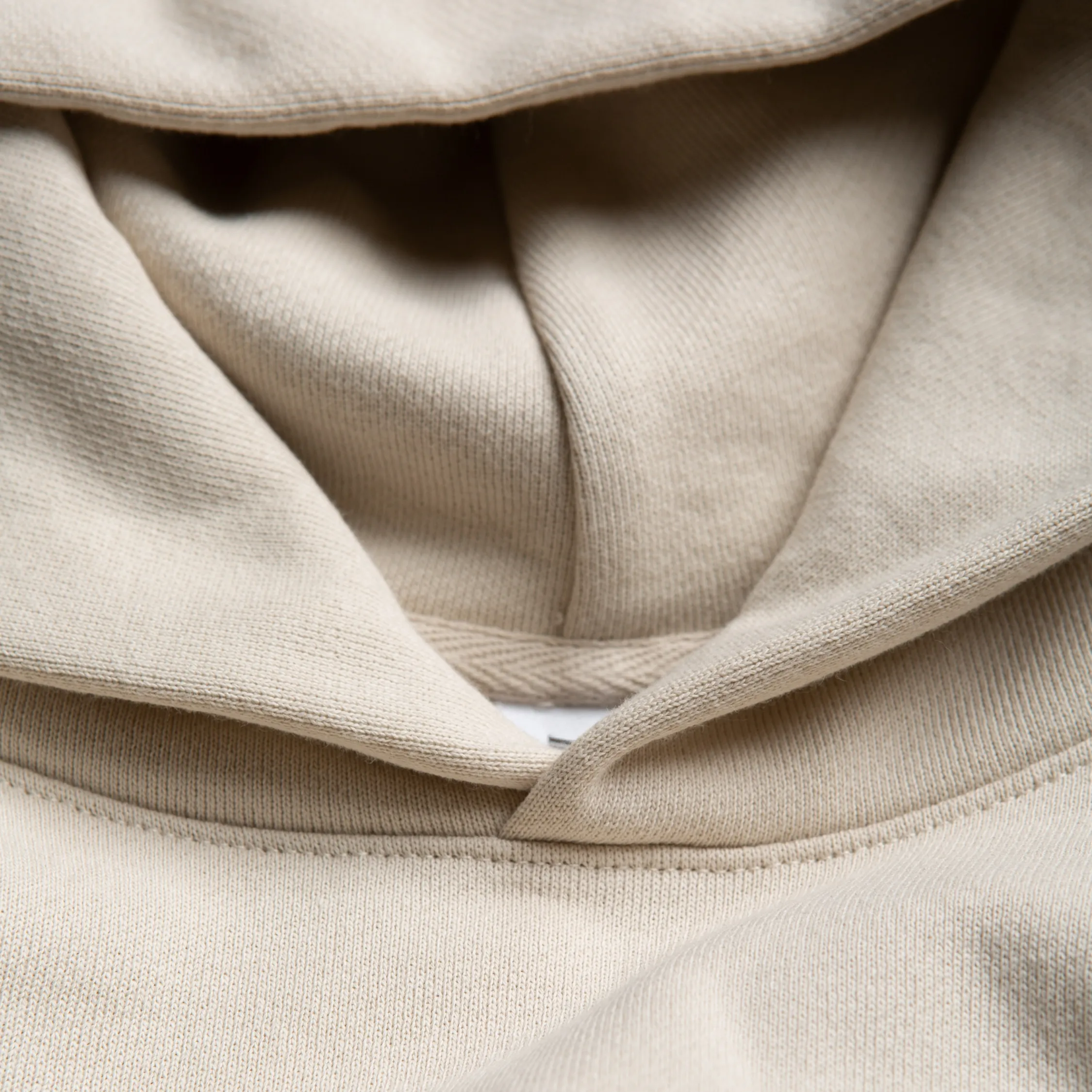 Essentials Oversized, Organic Luxe Fleece Hoodie Sample