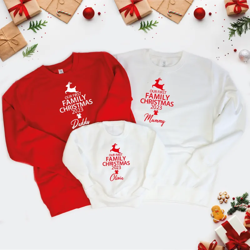 First Christmas as a Family Jumpers