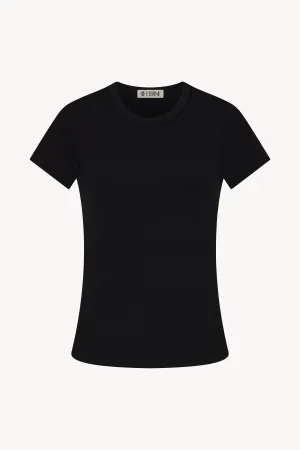 FITTED CREWNECK SHORT SLEEVE T-SHIRT
