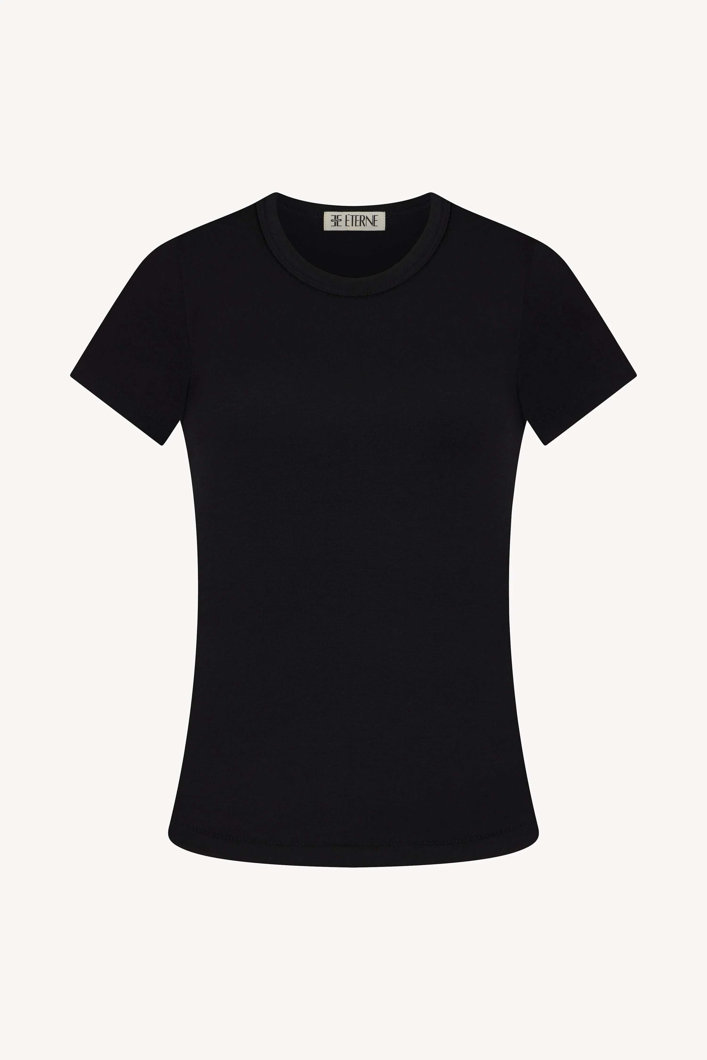 FITTED CREWNECK SHORT SLEEVE T-SHIRT