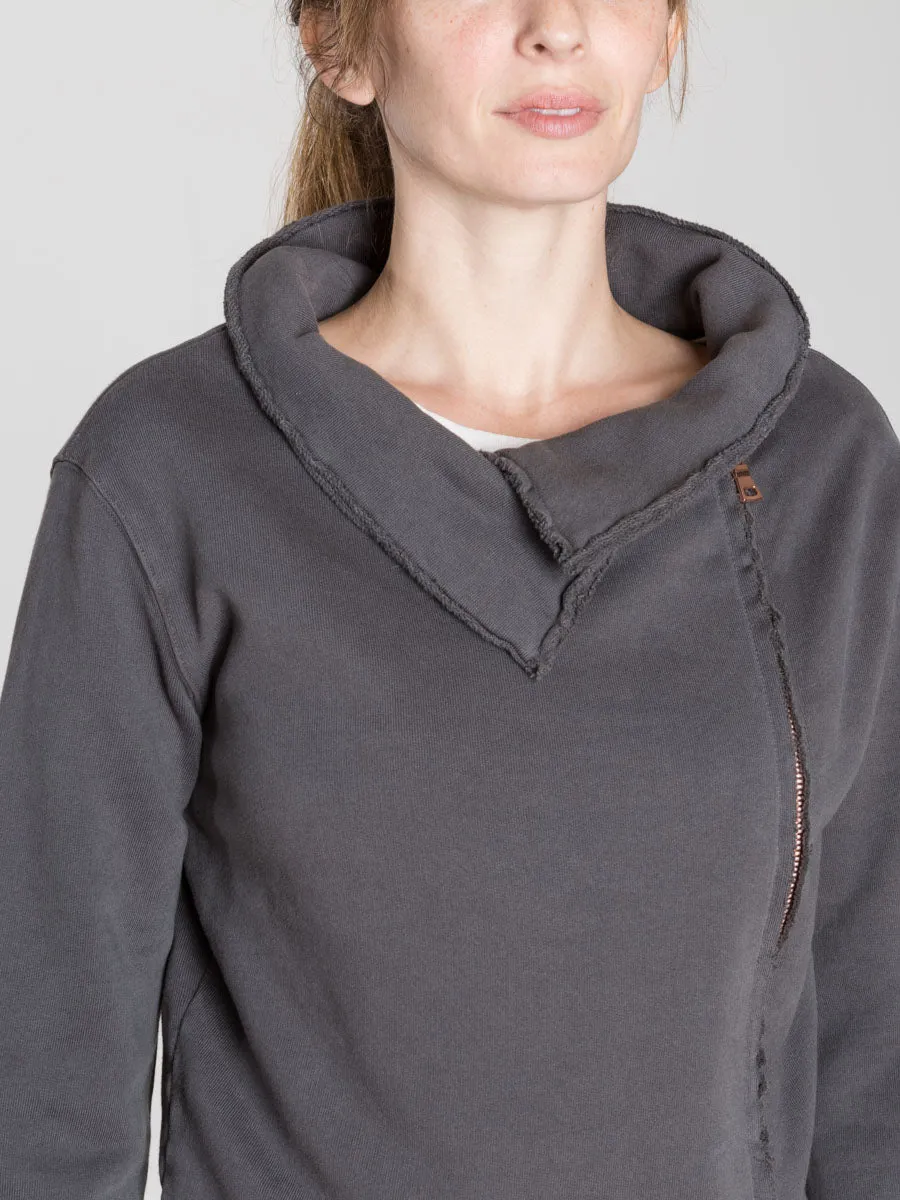 fleece moto jacket