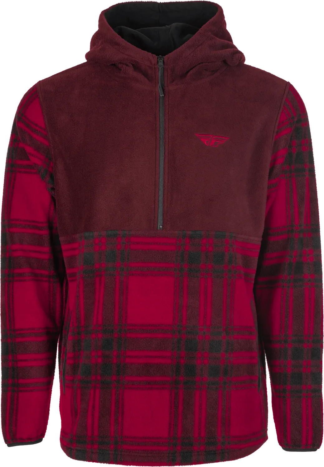 FLY RACING 354-0022S Half Zip Pullover Hoodie