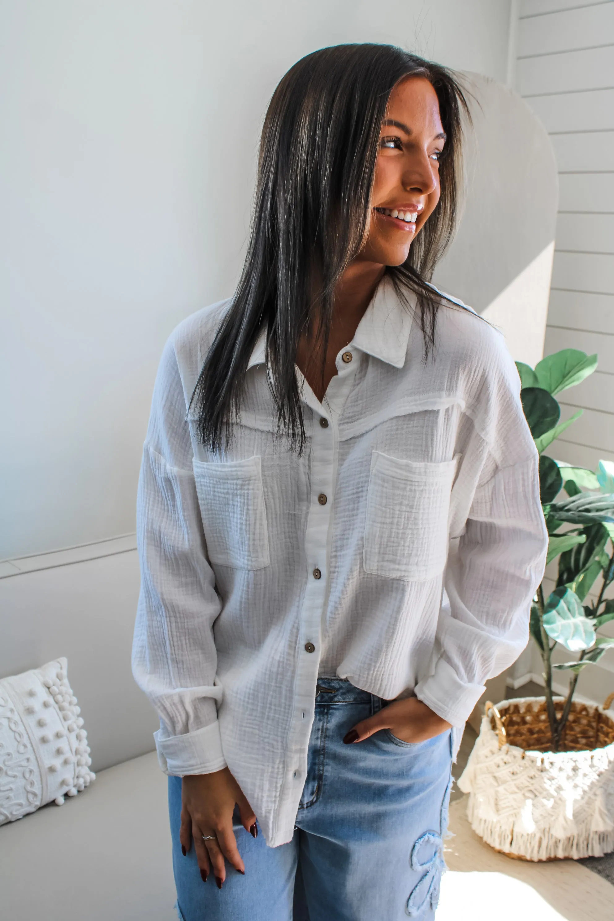 Forever Favorite Woven • White