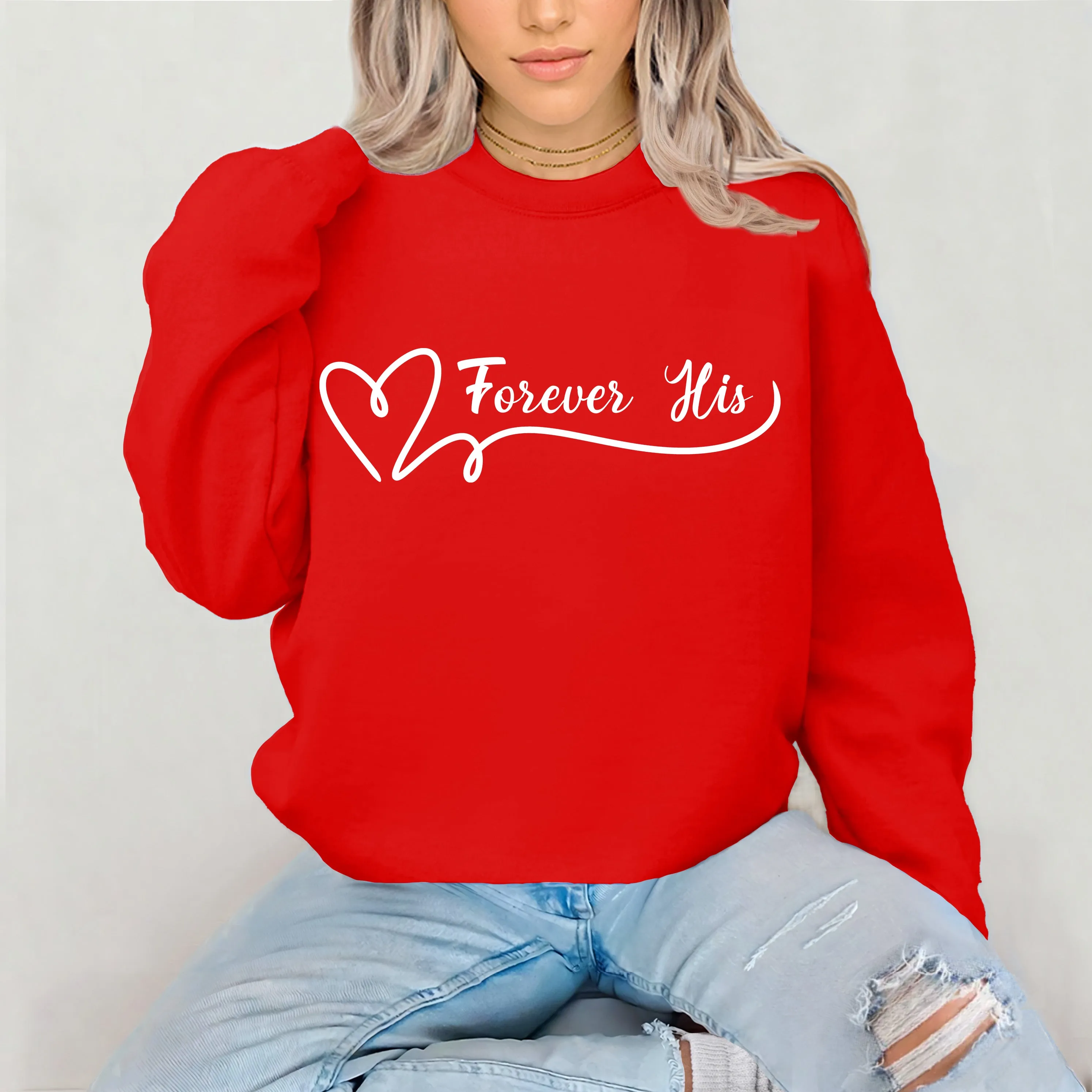 Forever Sweatshirt, Cute Couple Sweatshirt, Valentine Sweatshirt, Valentine Shirt, Valentines Gift, Couple Gifts, Lovers Matching Sweatshirt