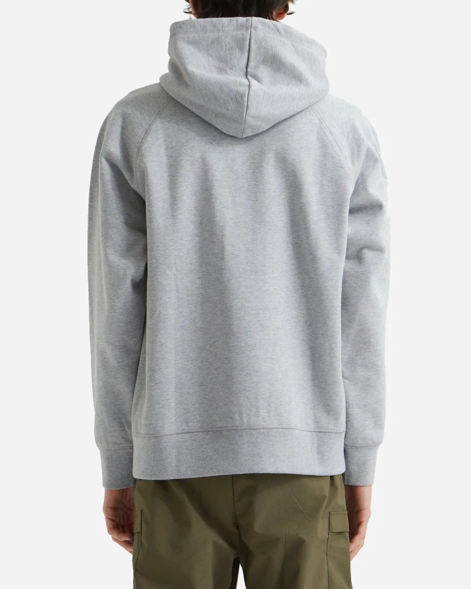 Fred IVY hoodie - Grey Melange