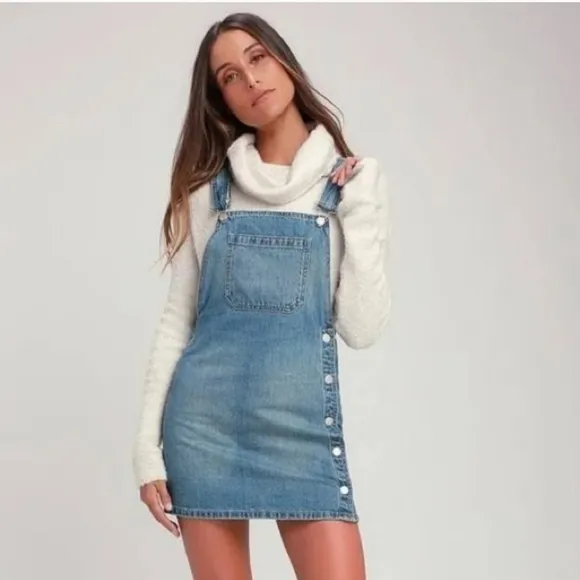 Free People Louis Denim Skirtall size 2