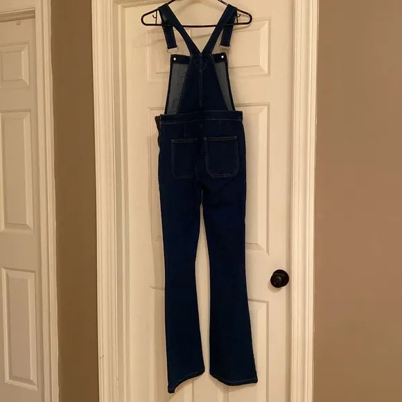 Gap 1965 Denim Flare Overalls size small