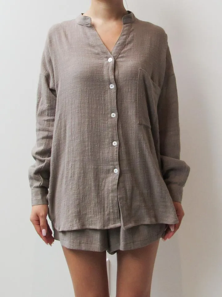 GAUZE SHIRT FUNGI
