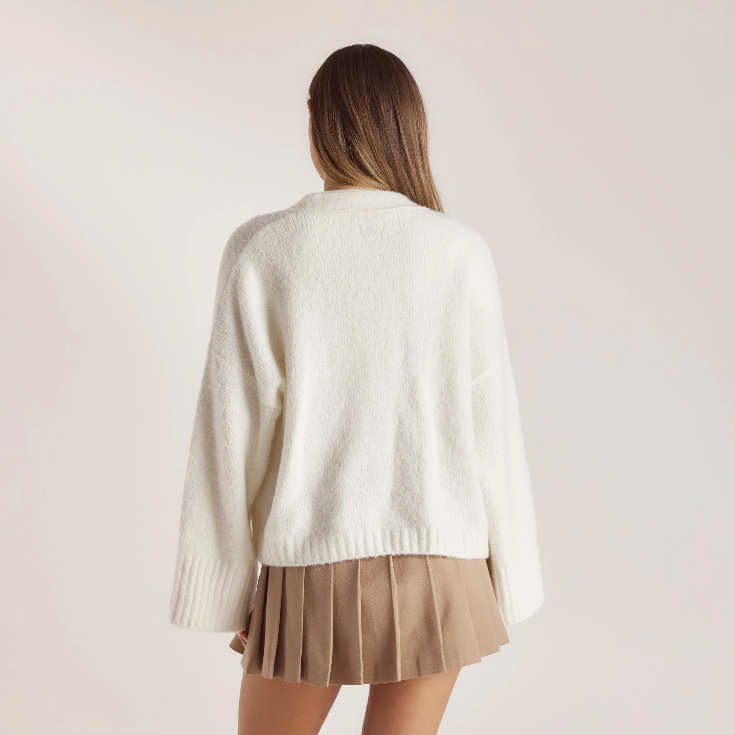 Gilet Oversize - Crème