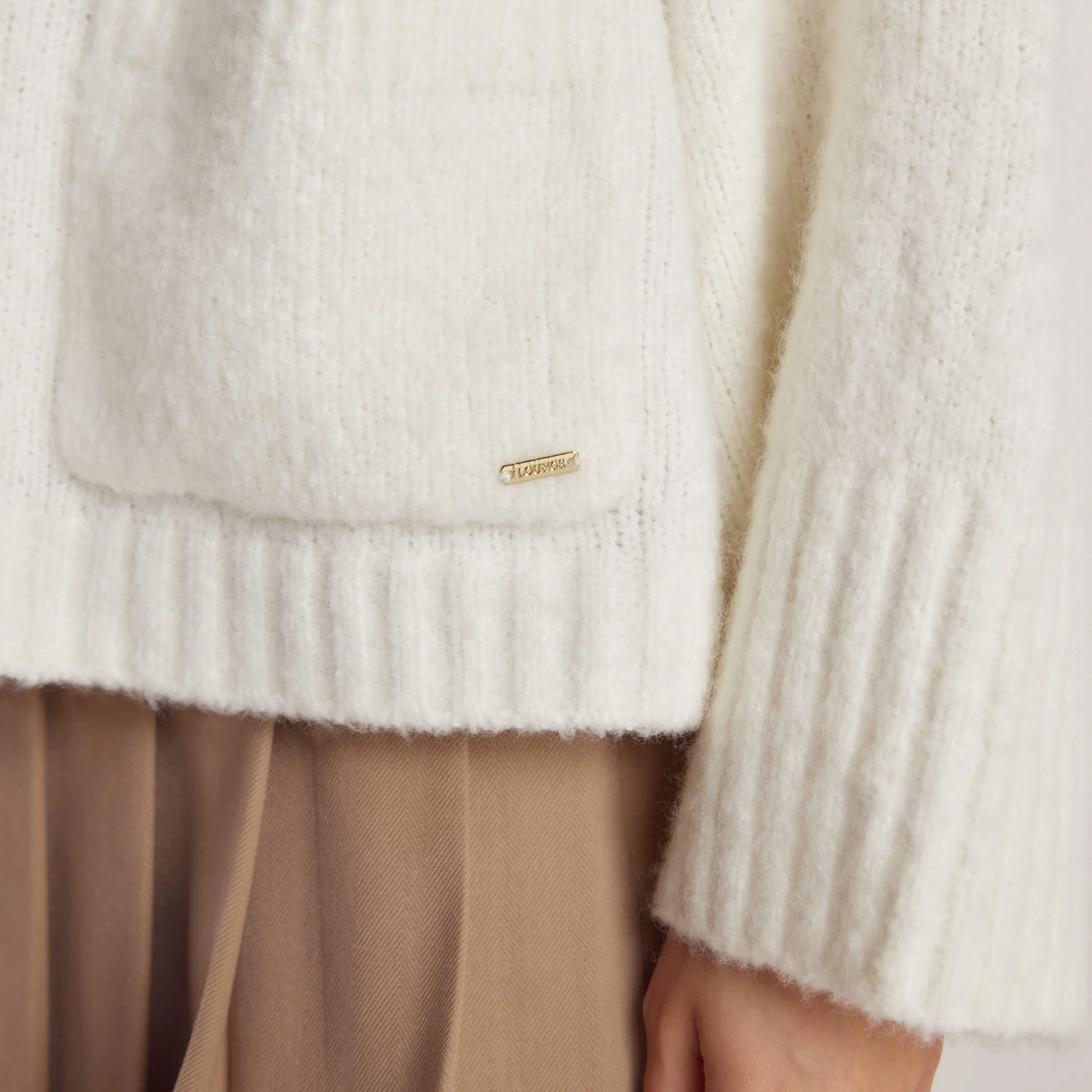 Gilet Oversize - Crème