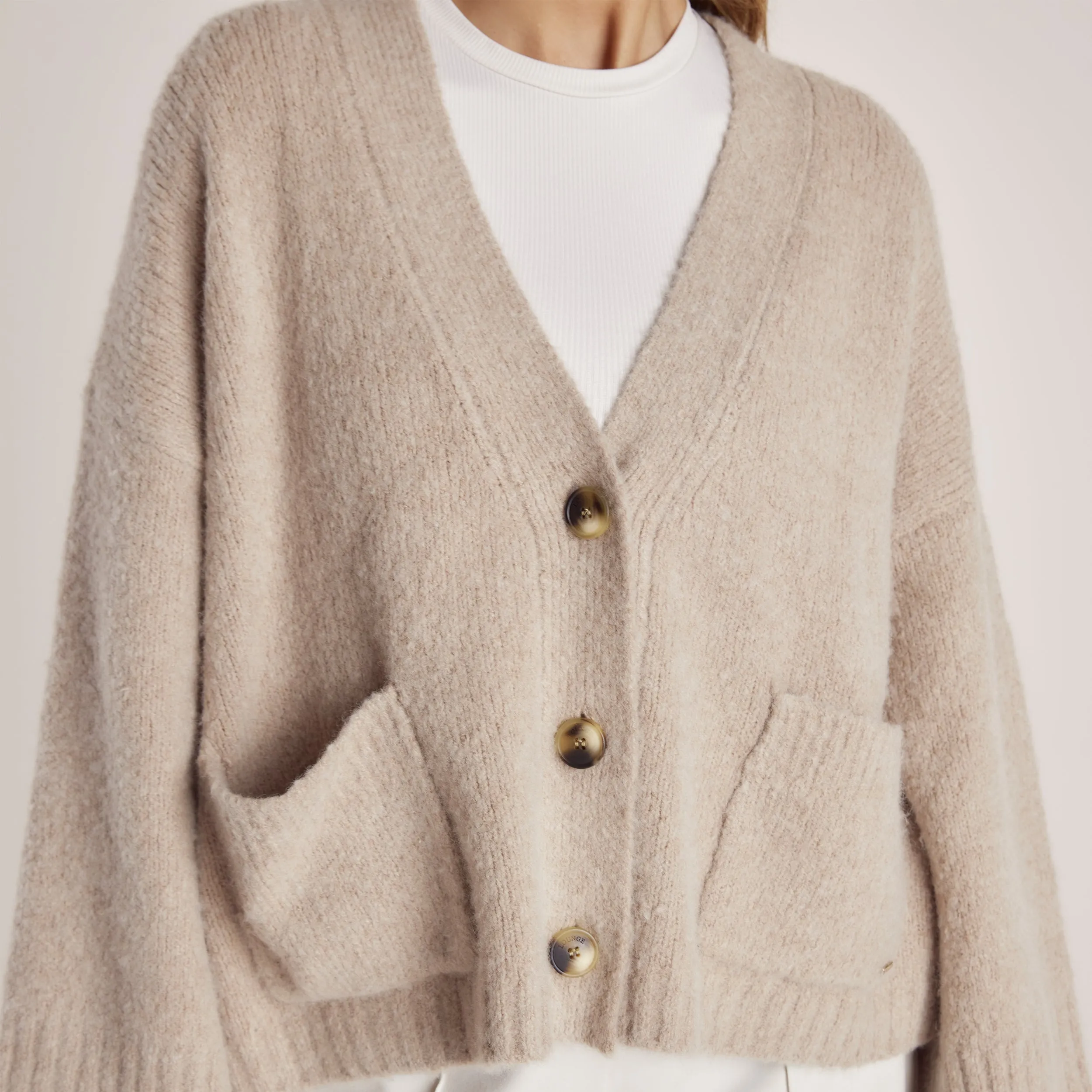 Gilet Oversize - Pain