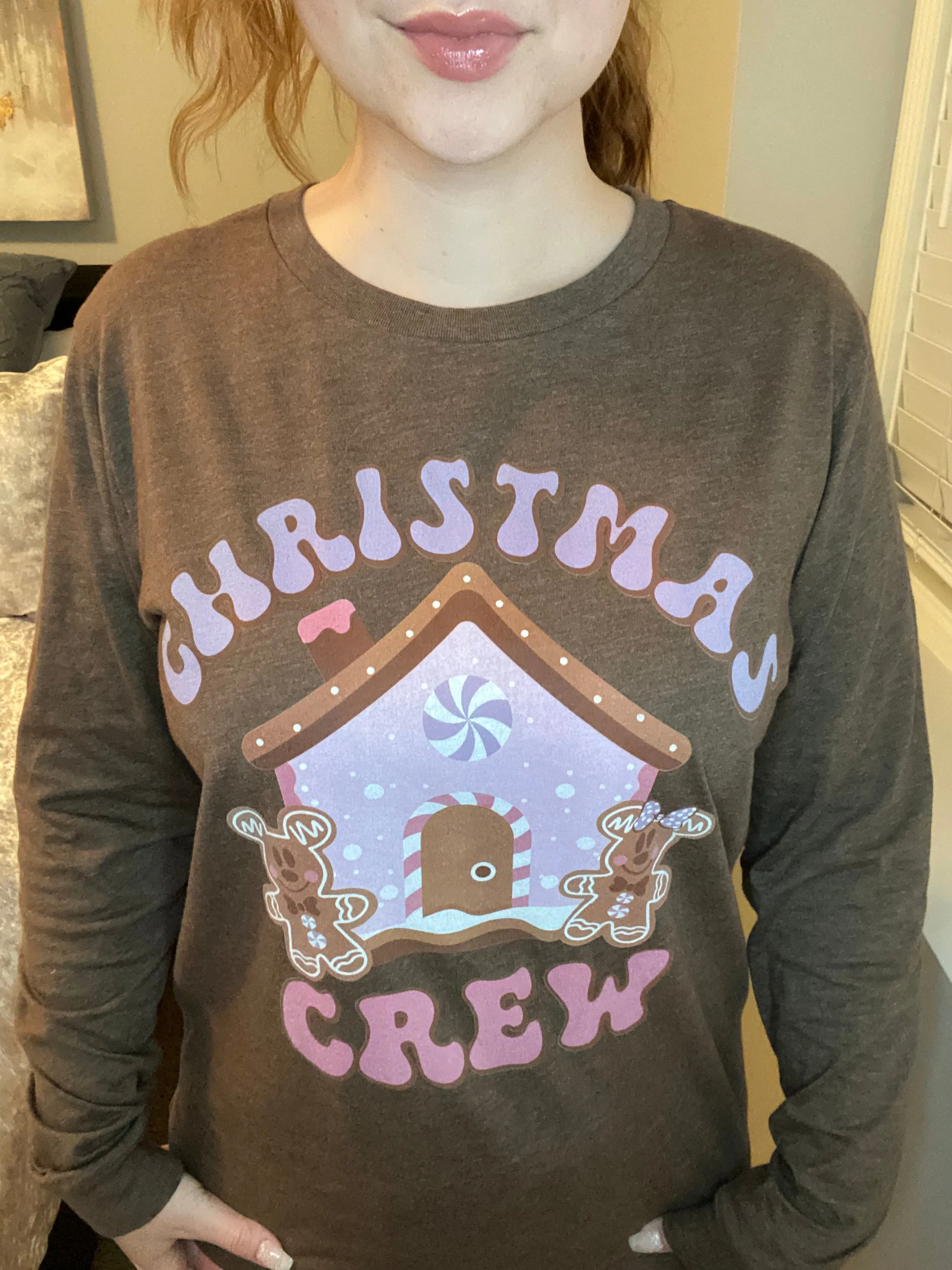 Gingerbread Crew Pajama Top*