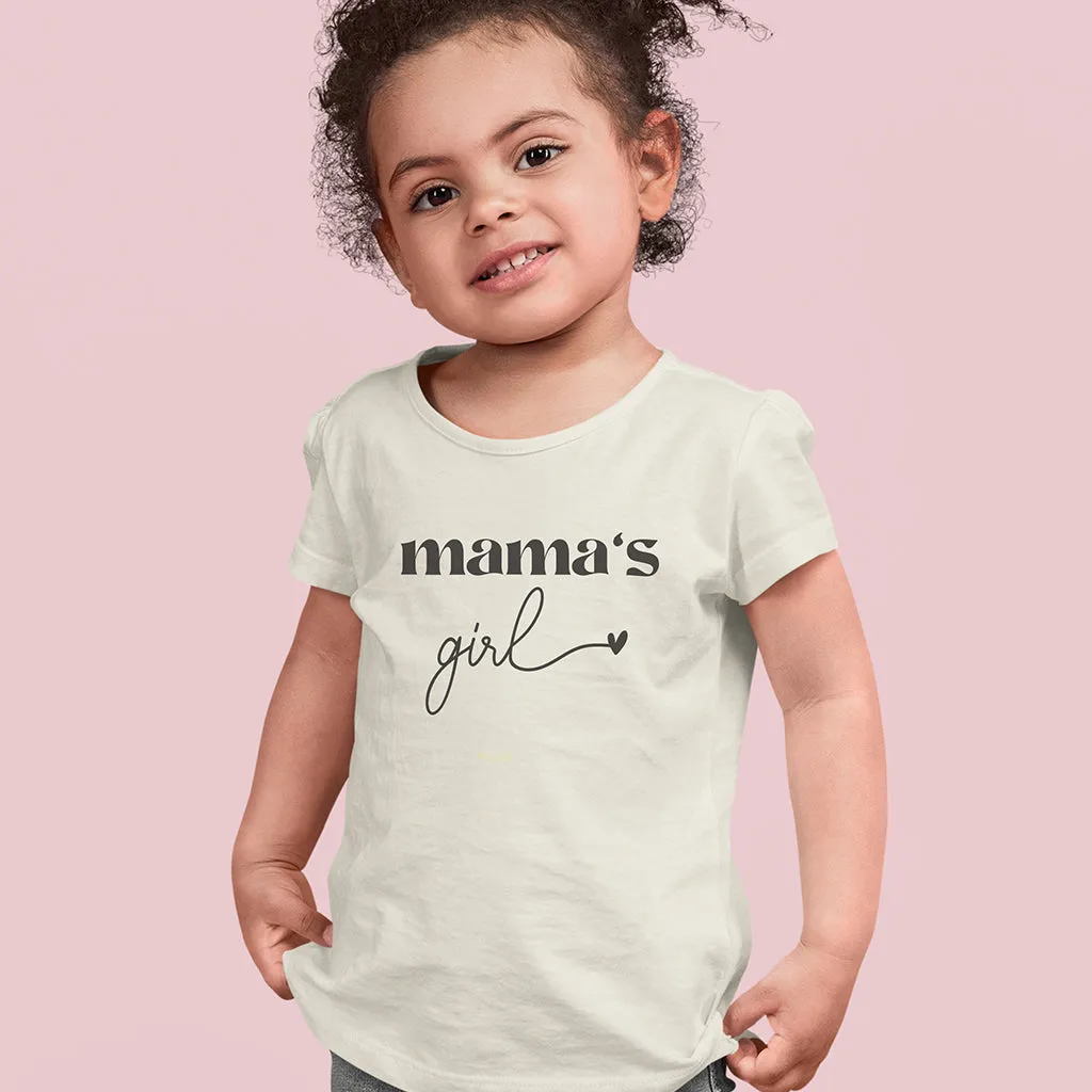 Girl Mama & Mama's Girl - Matching Mommy and Me t-shirt, Mother's Day Gift, New Mom Shirt, Mother Baby gift, Mother and Daughter