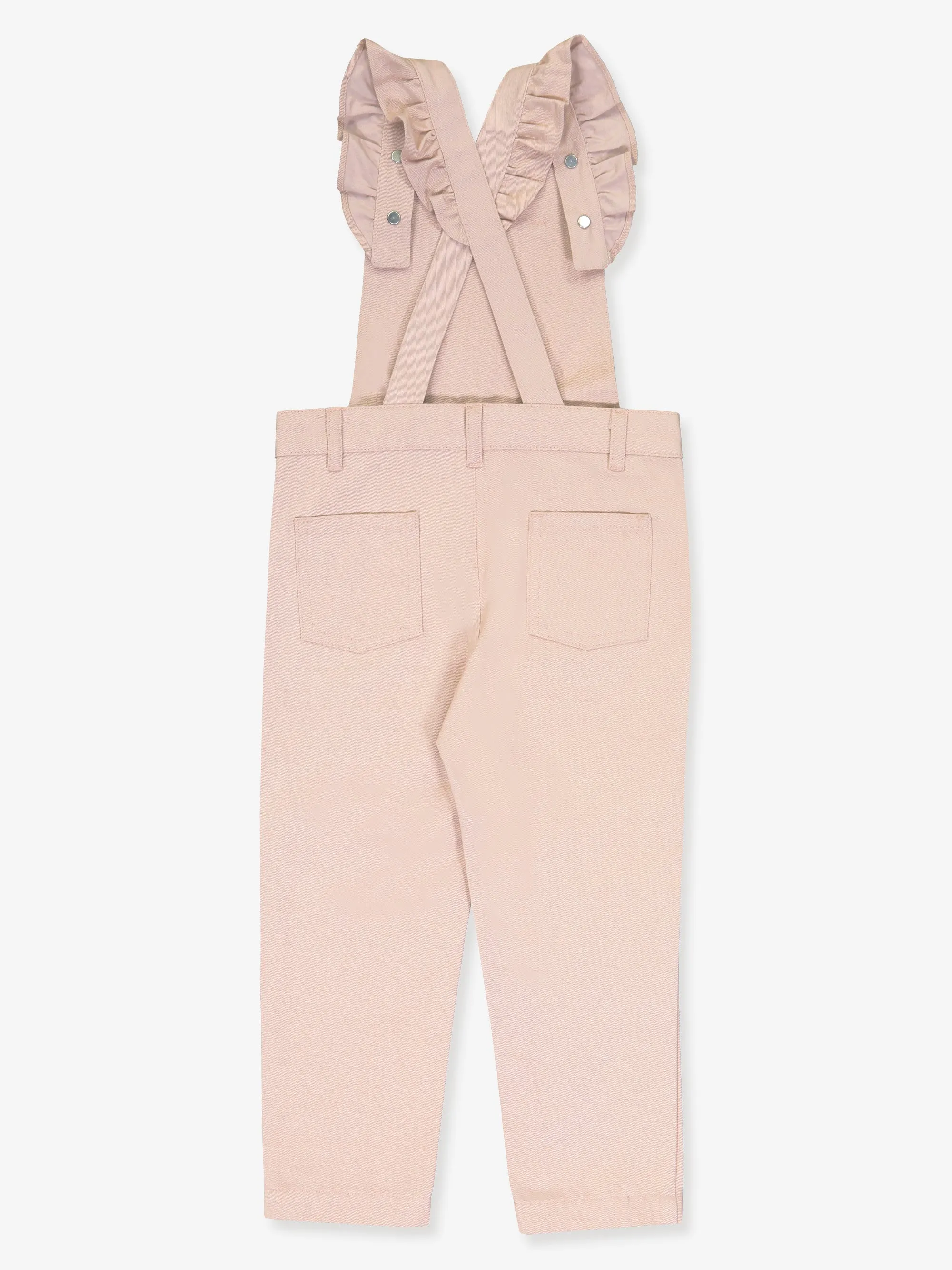 Girls Georgette Overall - Powder Rose