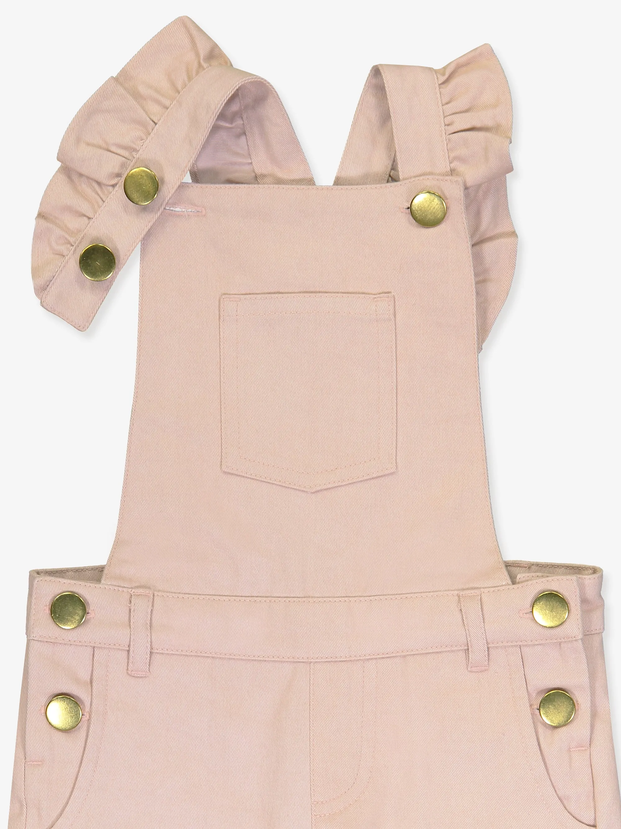 Girls Georgette Overall - Powder Rose