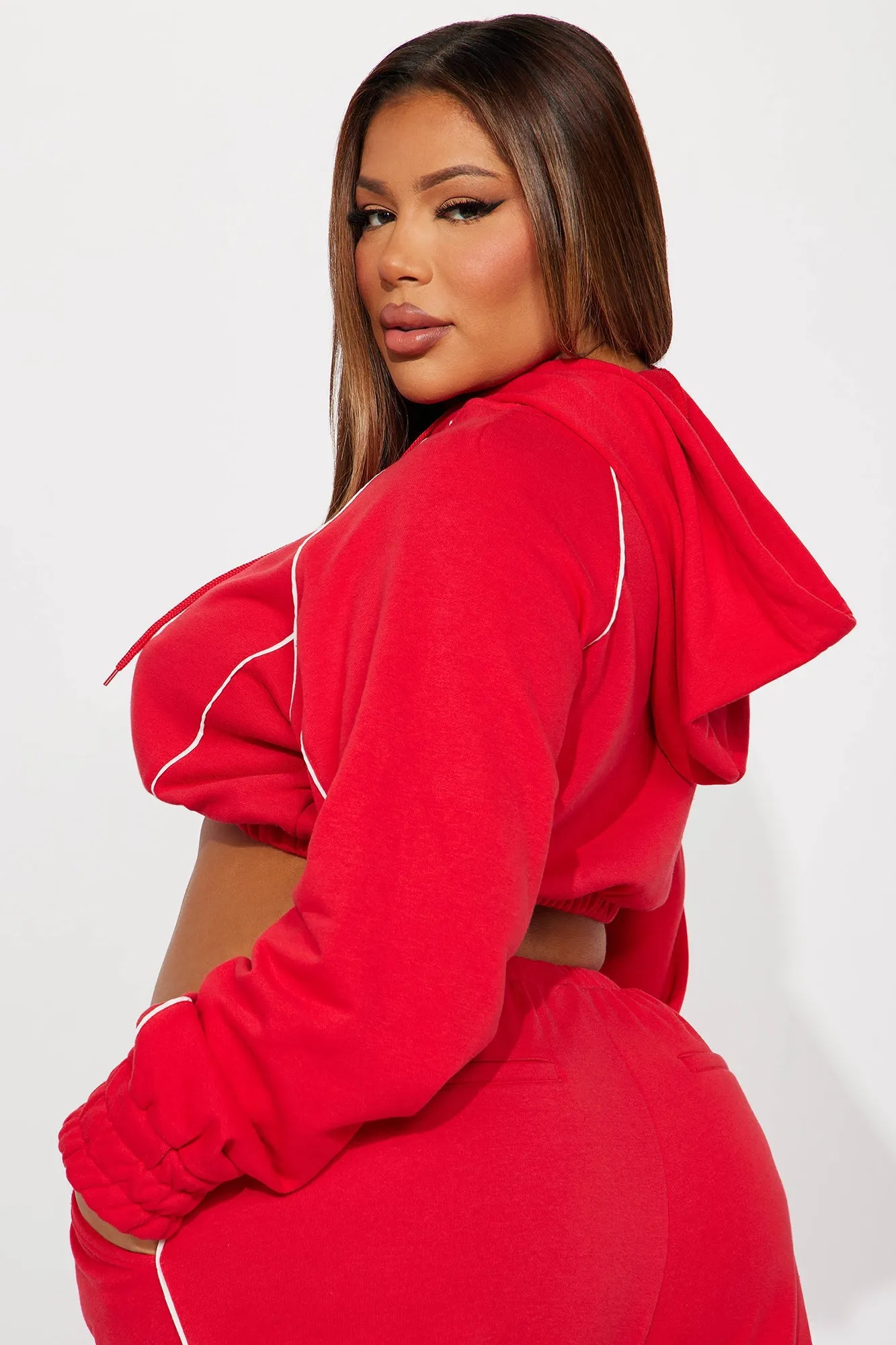 Good Moves Lounge Hoodie - Red
