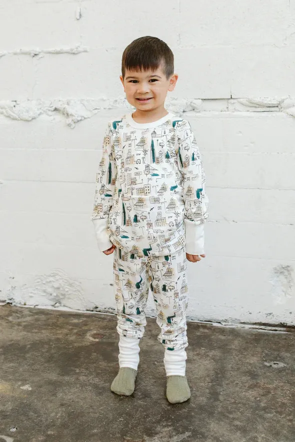 Goumikids - Long Sleeve Jogger Set - Downtown