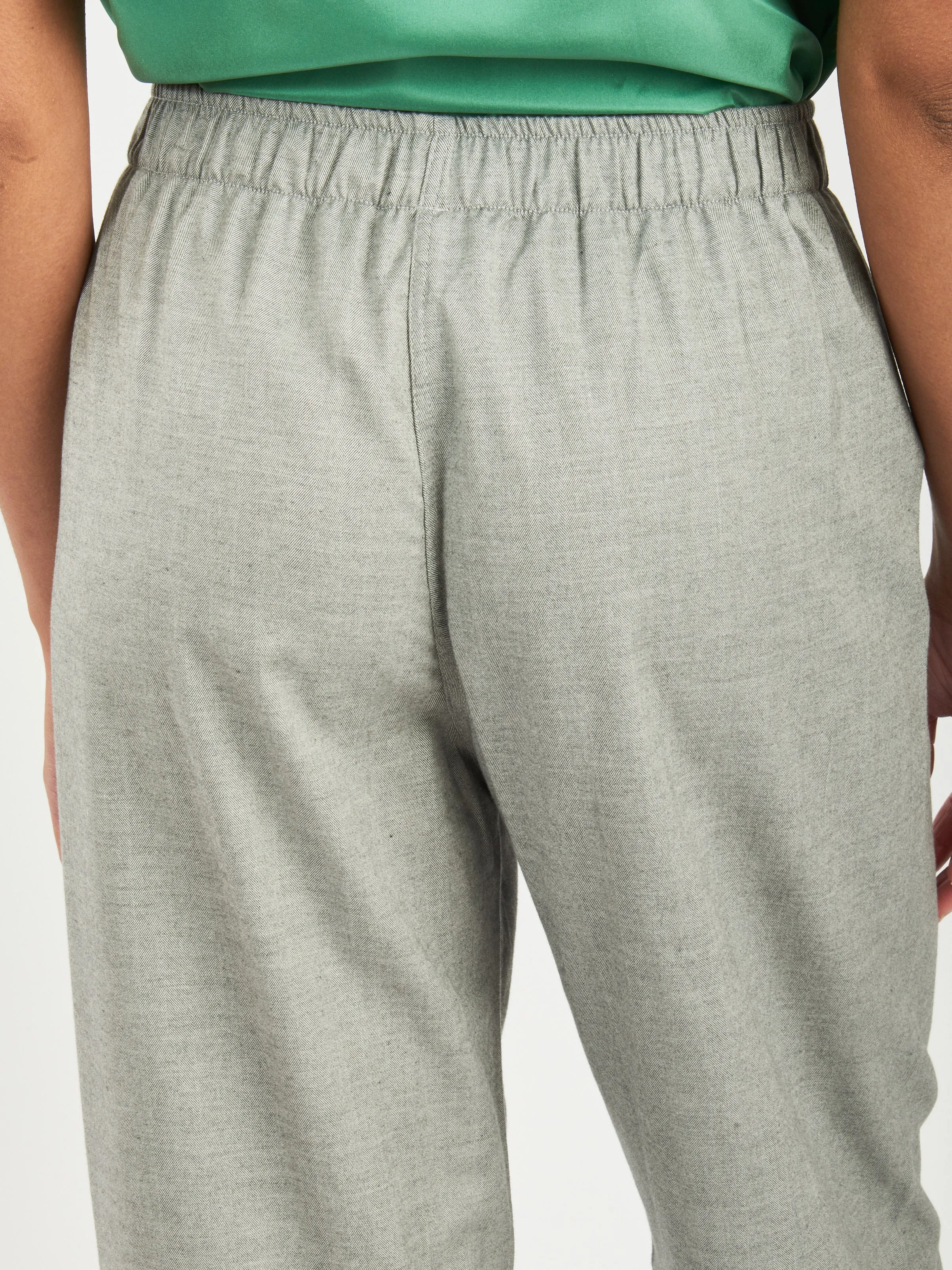 Grey Herringbone La Boxer Alta