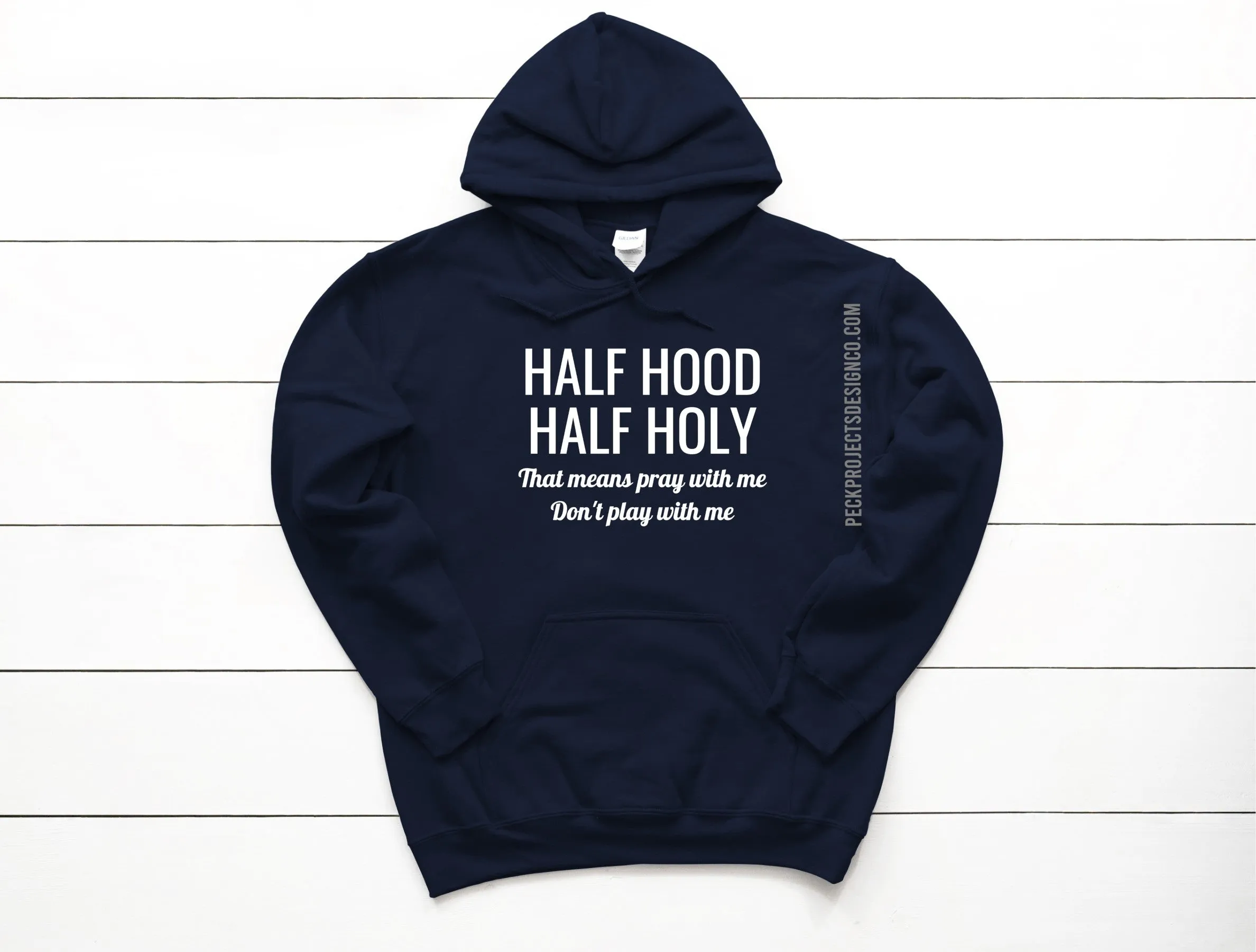 Half Hood Half Holy Crew/Hoodie
