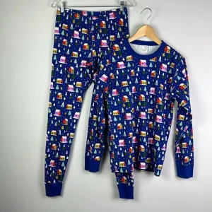 Hanna Andersson Adult Unisex Hygge House Holiday Organic Cotton Pajamas Set Sz M