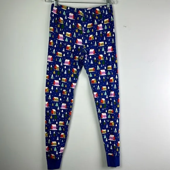 Hanna Andersson Adult Unisex Hygge House Holiday Organic Cotton Pajamas Set Sz M