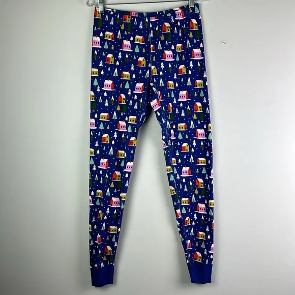 Hanna Andersson Adult Unisex Hygge House Holiday Organic Cotton Pajamas Set Sz M