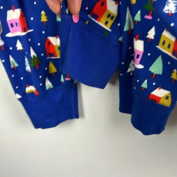 Hanna Andersson Adult Unisex Hygge House Holiday Organic Cotton Pajamas Set Sz M