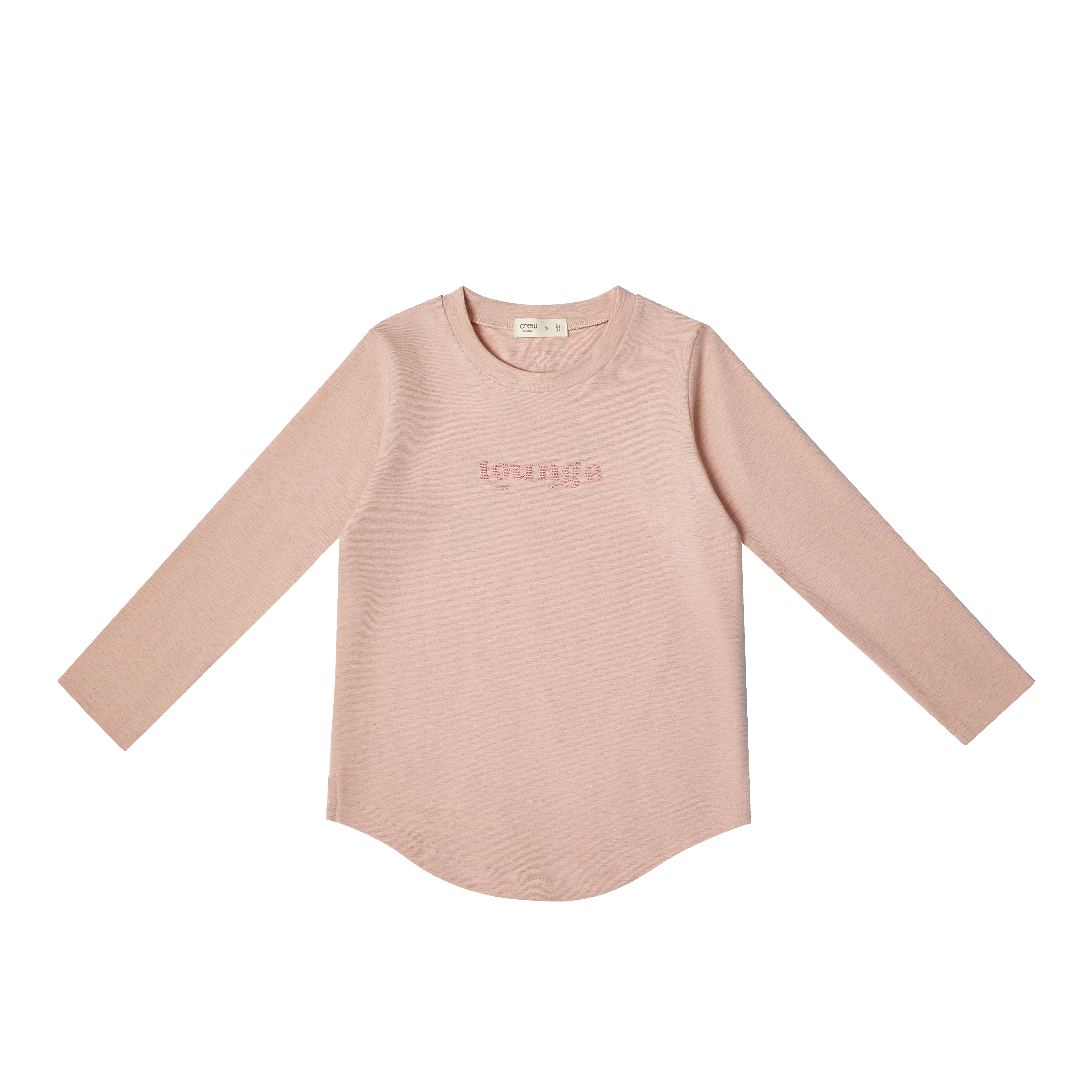 Heathered pink pajamas by Crew Lounge