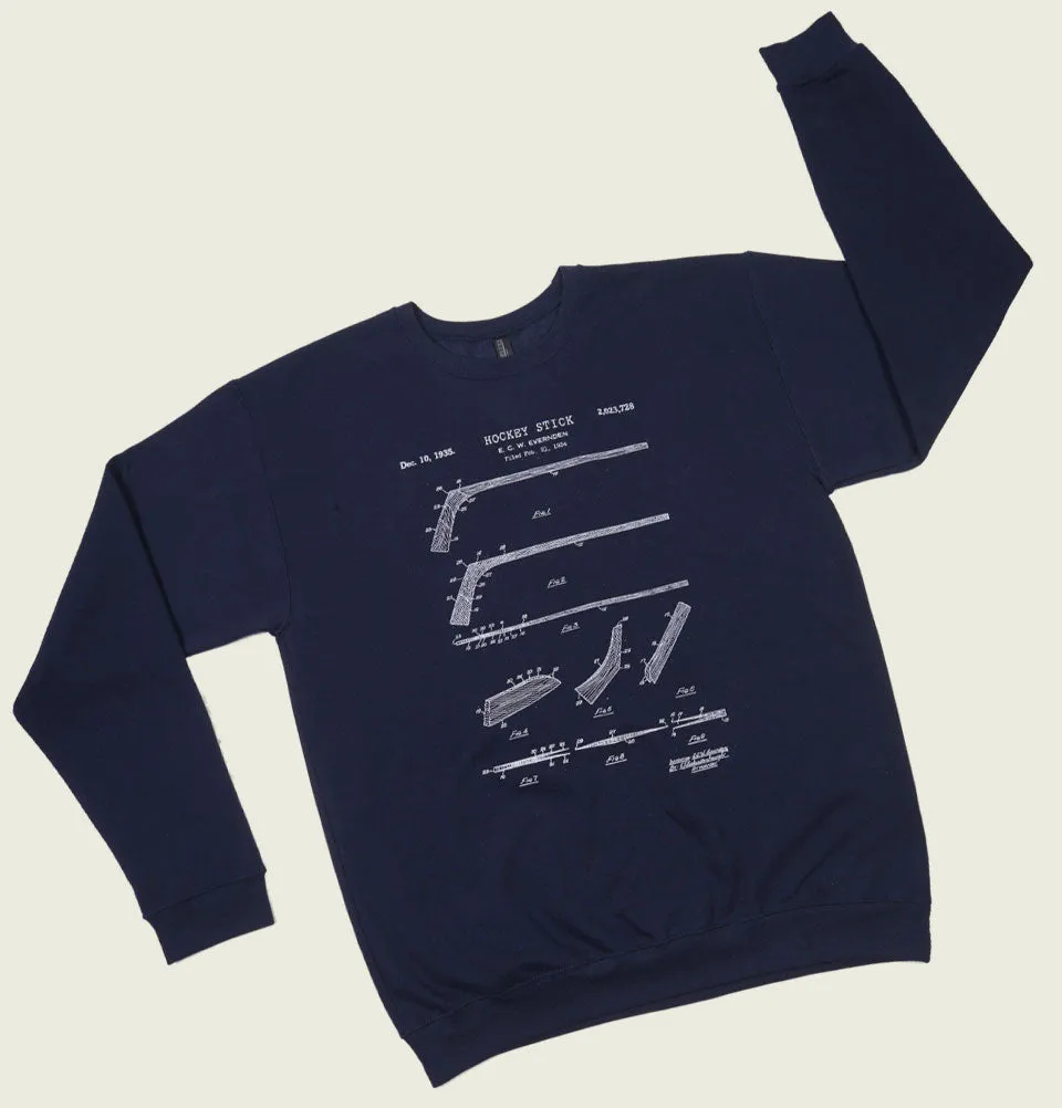 HOCKEY STICK PATENT Unisex Sweatshirt