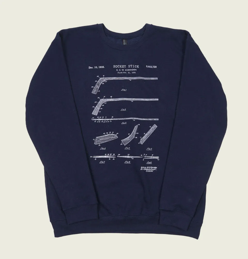 HOCKEY STICK PATENT Unisex Sweatshirt