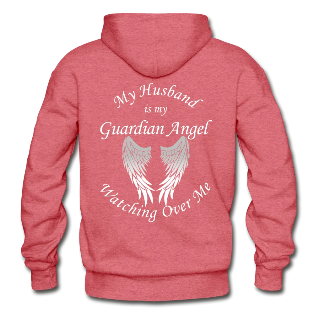 Husband Guardian Angel  Gildan Heavy Blend Adult Hoodie (Ck1377)