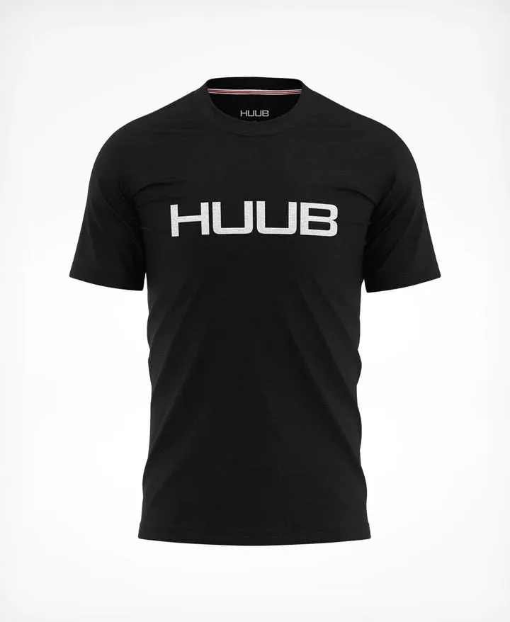 Huub Mens Statement Logo T-Shirt, Herren, grau