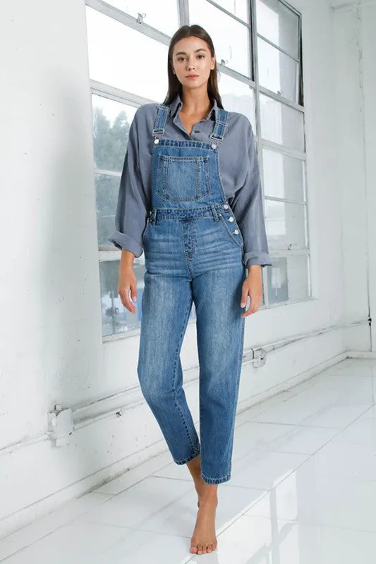 Insane Gene MOM FIT DENIM OVERALL