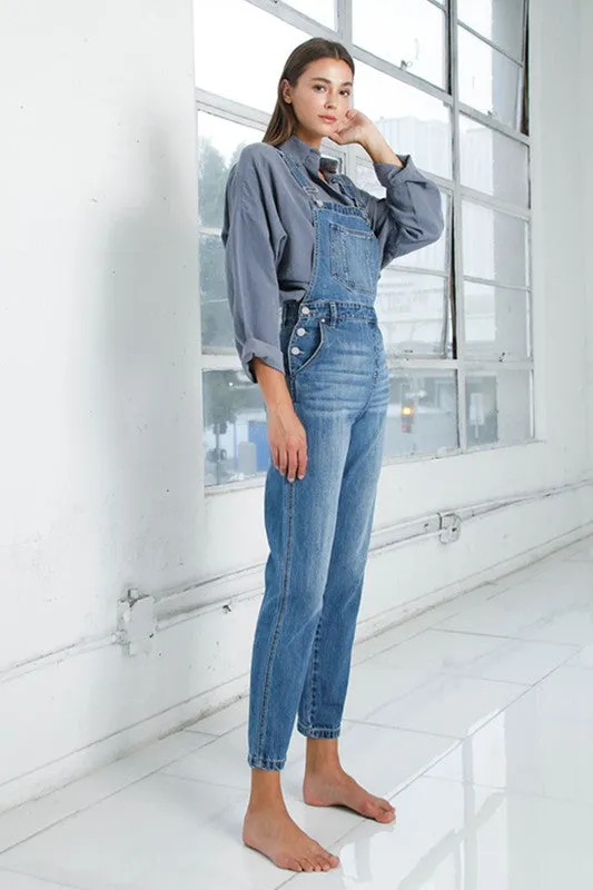 Insane Gene MOM FIT DENIM OVERALL