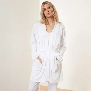 Jersey Robe - White