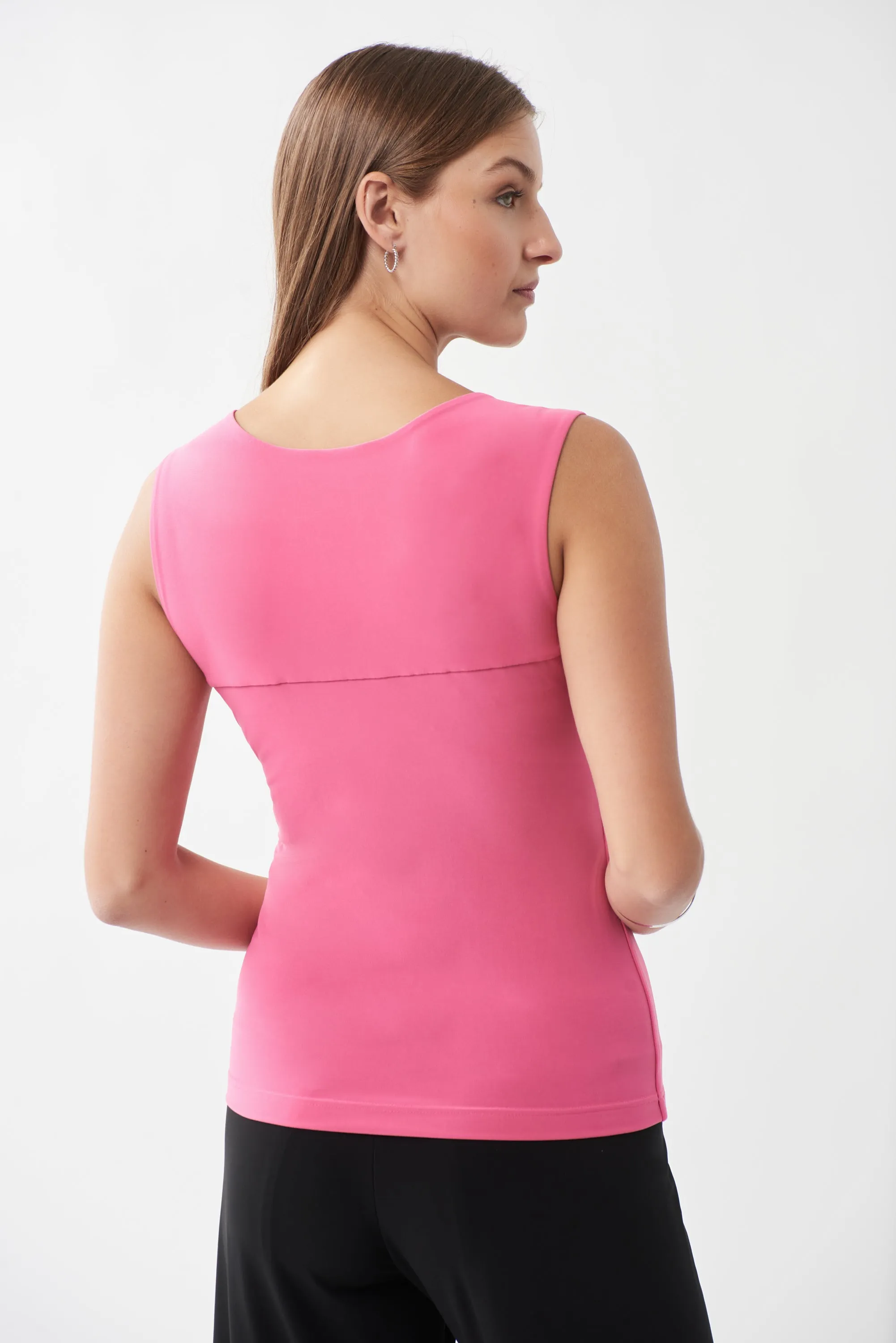 Joseph Ribkoff Sleeveless Square Front Top